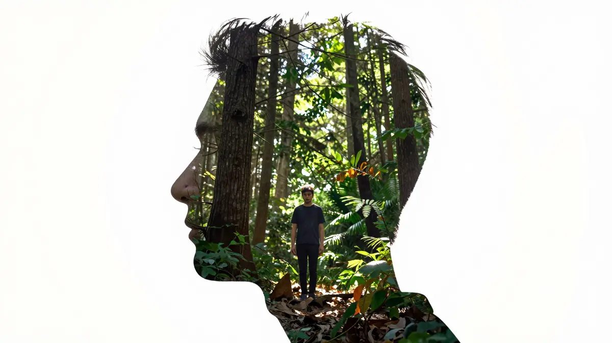 Double Exposure Portrait