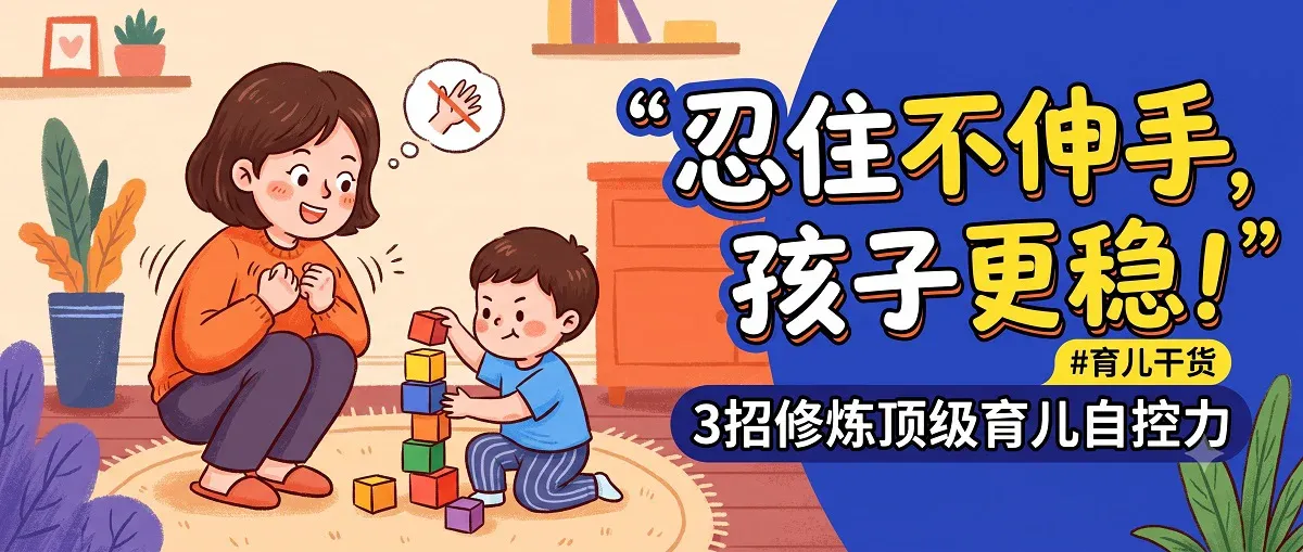 当妈的自控力巅峰：忍住不伸手的那一刻，孩子反而长大了！