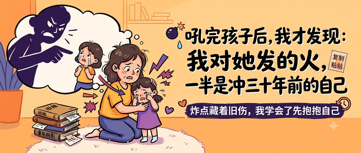 我以为在教育孩子原来是在给自己翻旧账