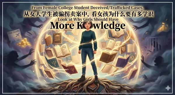 从女大学生被骗拐卖案中，看女孩为什么要有多学识