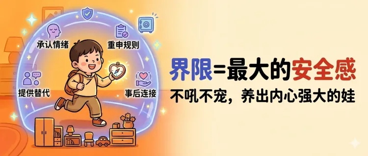 界限才是给孩子最大的安全感：不吼不宠也能养出内心强大的娃