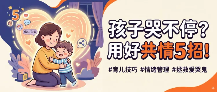 有一种妈妈特别会共情：我用这5招，让孩子从‘爱哭鬼’变成‘小暖男’