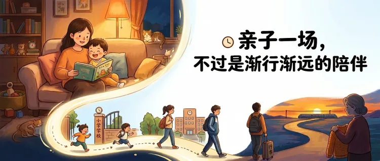 亲子一场，不过是渐行渐远的陪伴：我开窍后不再跟娃生气