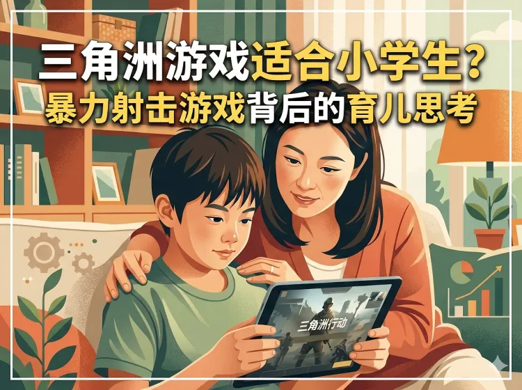 三角洲游戏适合小学生？暴力射击游戏背后的育儿思考
