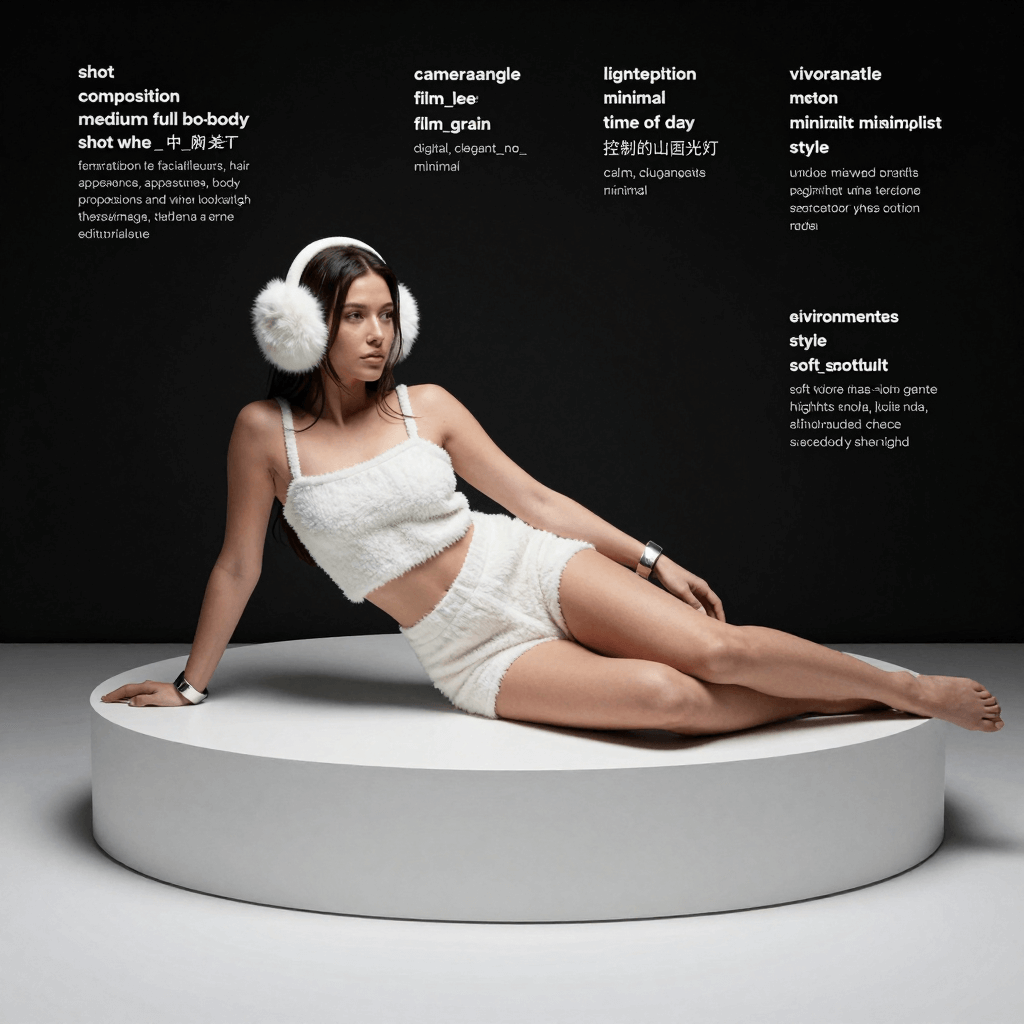 Monochrome Muse: The Art of Soft Contrast