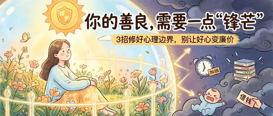 为什么你的善良总是换来“理所应当”？学会修好这条“篱笆”，别人再也不敢随便踩